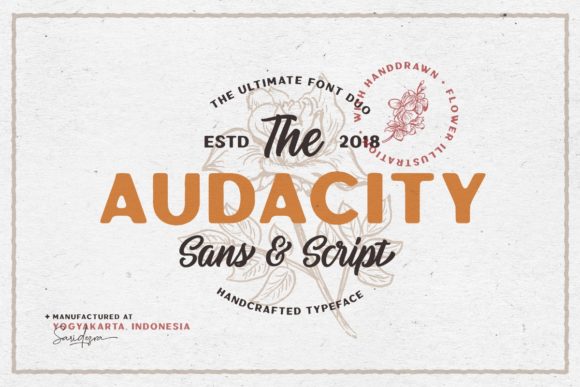 Audacity Duo: A Font Pairing for Bold, Authentic Brands
