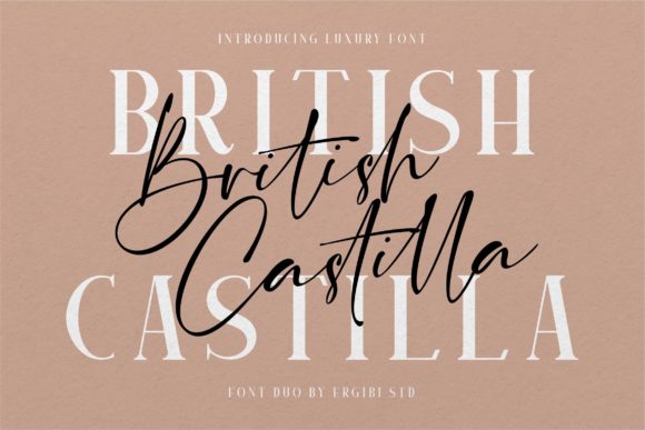 British Castilla: A Duo Font for Elevated Design