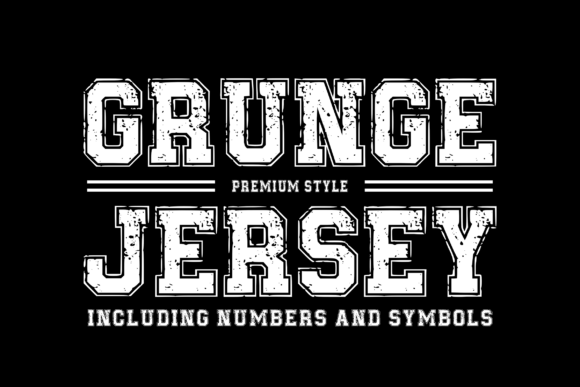 Grungejersey Regular: The Athletic Typeface for Modern Design
