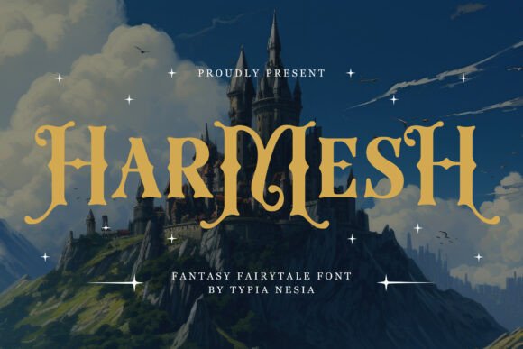 Harmesh: Crafting Enchantment with an Ornate Typeface