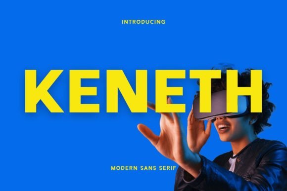 Keneth: A Modern Sans Serif for Bold Branding