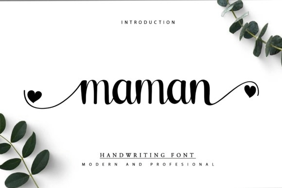 Maman: A Handwritten Font That Balances Elegance and Modernity
