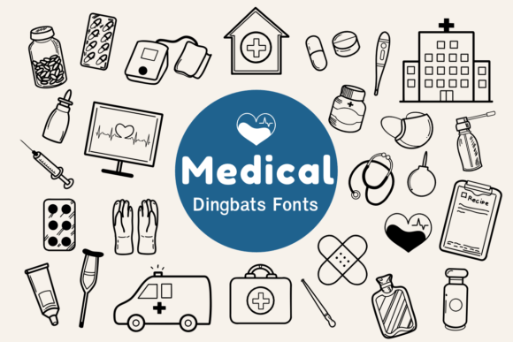 Medical: A Sketched Font for Authentic Creative Projects