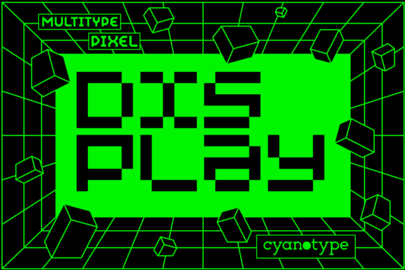MultiType Pixel Display: A Modern Typeface for Bold Ideas
