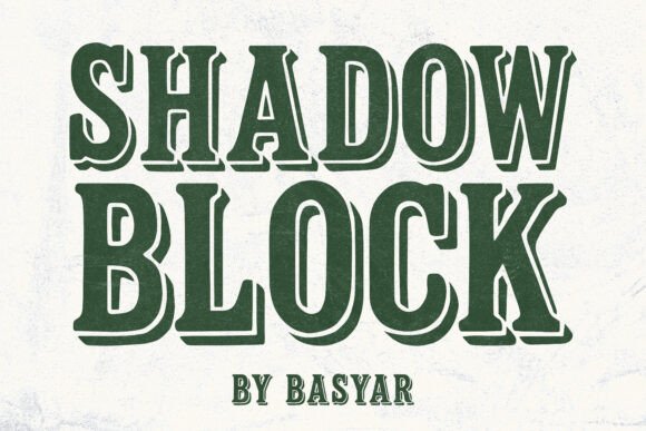 Shadow Block: Bringing Bold Western Character to Your Designs