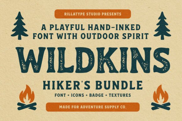 Wildkins Hiker's Bundle: An Adventure in Every Letterform
